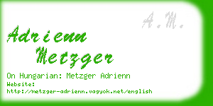 adrienn metzger business card